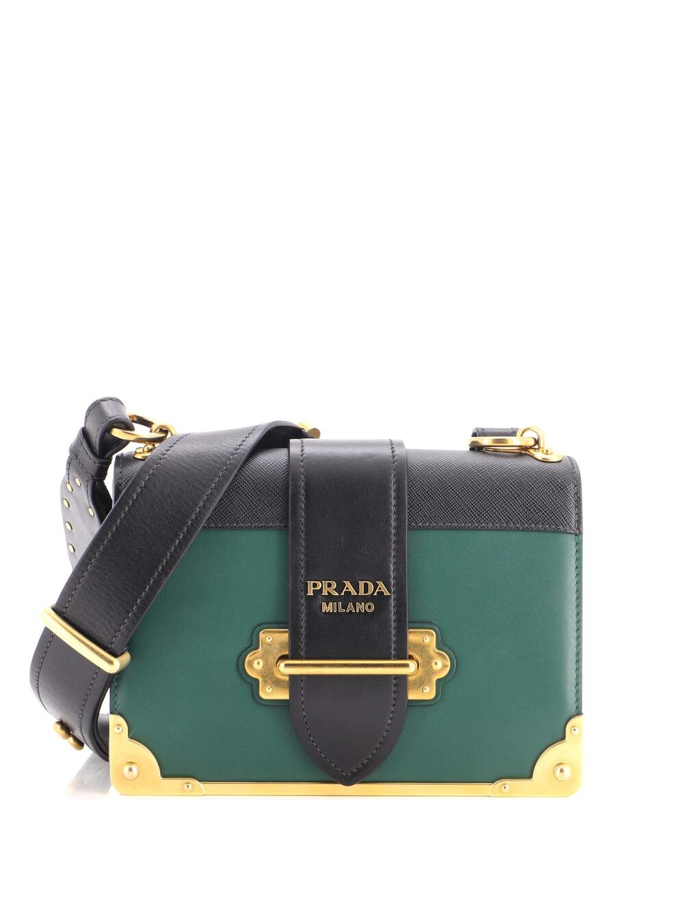Prada Cahier Crossbody Bag Leather And #347607P13B
